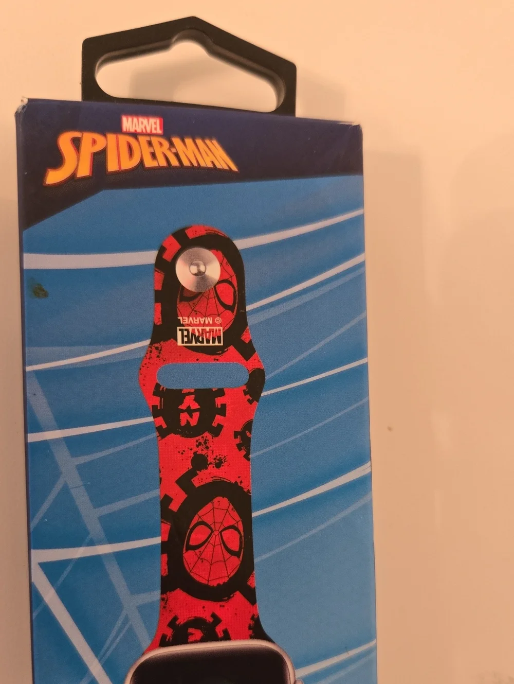 Marvel Spider-Man Red Silicone Watch Band for Apple Watch Nwt